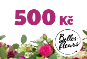 Poukázka na nákup v e-shopu Belles Fleurs v hodnotě 500 Kč