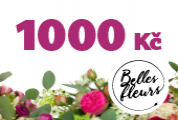 Poukázka na nákup v e-shopu Belles Fleurs v hodnotě 1000 Kč